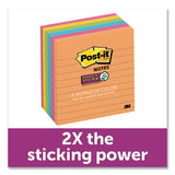 Pads In Rio De Janeiro Colors, Lined, 4 X 4, 90-sheet Pads, 6-pack