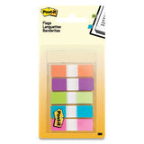Page Flags In Portable Dispenser, Assorted Brights, 5 Dispensers, 20 Flags-color