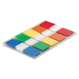 Page Flags In Portable Dispenser, Assorted Primary, 20 Flags-color
