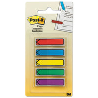 Arrow 1-2" Page Flags, Blue-green-purple-red-yellow, 20-color, 100-pack
