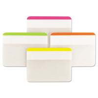 2" And 3" Tabs, Lined, 1-5-cut Tabs, Assorted Brights, 2" Wide, 24-pack