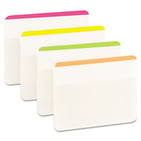 2" And 3" Tabs, Lined, 1-5-cut Tabs, Assorted Brights, 2" Wide, 24-pack