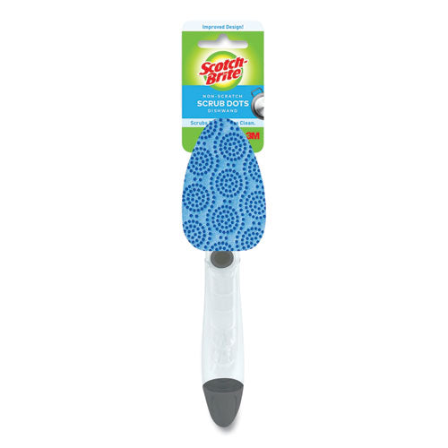 Scrub Dots Non-scratch Dishwand, Blue, 4-box