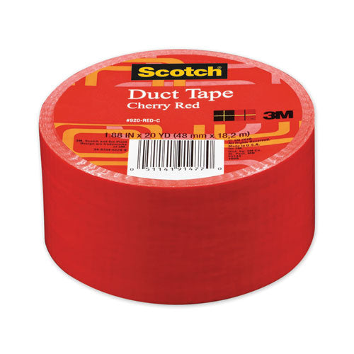 Duct Tape, 1.88" X 20 Yds, Cherry Red