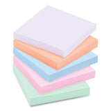 Recycled Notes In Bali Colors, 3 X 3, 65-sheet, 6-pack