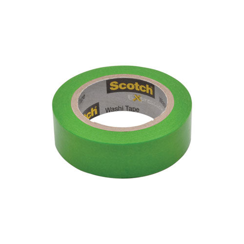 Expressions Washi Tape, 0.59" X 32.75 Ft, Green