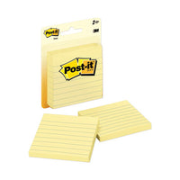 Original Pads In Canary Yellow, Lined, 3 X 3, 100 Sheets-pad, 2 Pads-pack