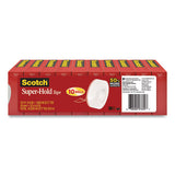 Super-hold Tape Refill, 1" Core, 0.75" X 27.77 Yds, Crystal Clear, 10 Rolls-pack