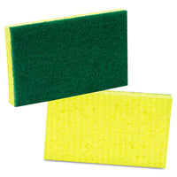 Medium-duty Scrubbing Sponge, 3.6 X 6.1, Yellow-green, 20-carton