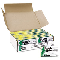 Medium-duty Scrubbing Sponge, 3.6 X 6.1, Yellow-green, 20-carton