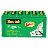 Magic Tape Refill, 1" Core, 0.5" X 36 Yds, Clear