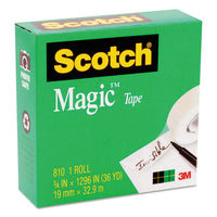 Magic Tape Refill, 1" Core, 0.75" X 83.33 Ft, Clear
