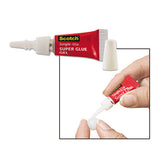 Single Use Super Glue No-run Gel, 0.02 Oz, Dries Clear, 4-pack