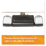 Sit-stand Easy Adjust Keyboard Tray, Highly Adjustable Platform,, Black