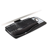 Easy Adjust Keyboard Tray, Standard Platform, 23" Track, Black