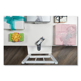 Clip And Twist Desktop Tape Dispenser, With 3-4" X 350" Tape Roll, 1" Core, Gray