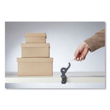 Clip And Twist Desktop Tape Dispenser, With 3-4" X 350" Tape Roll, 1" Core, Gray