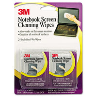 Notebook Screen Cleaning Wet Wipes, Cloth, 7 X 4, White, 24-pack