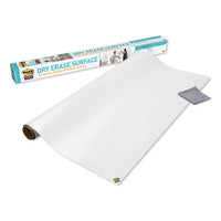 Dry Erase Surface With Adhesive Backing, 96" X 48", White