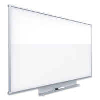 Porcelain Dry Erase Board, 72 X 48, Widescreen Aluminum Frame