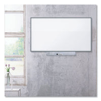 Porcelain Dry Erase Board, 72 X 48, Widescreen Aluminum Frame