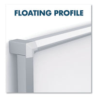 Porcelain Dry Erase Board, 72 X 48, Widescreen Aluminum Frame