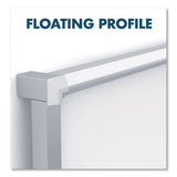 Porcelain Dry Erase Board, 72 X 48, Widescreen Aluminum Frame