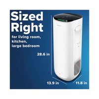 Smart Large Room Air Purifier, 310 Sq Ft Room Capacity, White