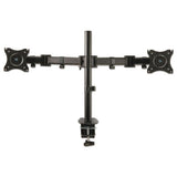 Dual Monitor Mount, 33w X 5.75d X 20.7h, Black