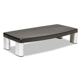 Extra-wide Adjustable Monitor Stand, 20 X  12 X 1 To 5 7-8, Black