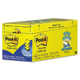 Original Canary Yellow Pop-up Refill Cabinet Pack, 3 X 3, 90-sheet, 18-pack