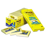 Original Canary Yellow Pop-up Refill Cabinet Pack, 3 X 3, 90-sheet, 18-pack