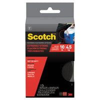 Extreme Fasteners, 1" X 4 Ft, Clear, 2-pack