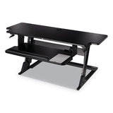Precision Standing Desk, 35.4" X 23.2" X 6.2" To 20", White