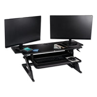 Precision Standing Desk, 42w X 23.2d X 20h, Black