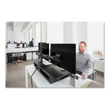 Precision Standing Desk, 42w X 23.2d X 20h, Black