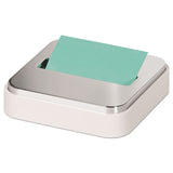 Steel Top Dispenser, 3" X 3", White-steel