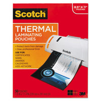 Laminating Pouches, 3 Mil, 9" X 11.5", Gloss Clear, 50-pack