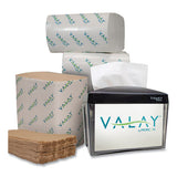 Valay Interfolded Napkins, 2-ply, 6.5 X 8.25, White, 500-pack, 12 Packs-carton