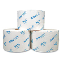 Small Core Bath Tissue, Septic Safe, 1-ply, White, 2500 Sheets-roll, 24 Rolls-carton