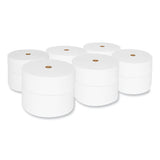 Small Core Bath Tissue, 2-ply, White, 3.3" X 1,200 Sheets-roll, 12 Rolls-carton