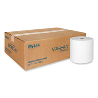 Valay Proprietary Roll Towels, 1-ply, 7" X 800 Ft, White, 6 Rolls-carton