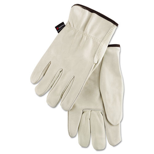 Gloves,l Red Flc Lnd Lea