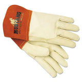 Gloves,m Grain Lea Guntlt