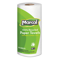 100% Recycled Roll Towels, 2-ply, 9 X 11, 60 Sheets, 15 Rolls-carton