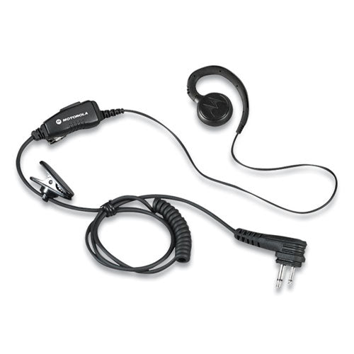 Swivel Monaural Over-the-ear Earpiece With In-line Microphone And Ptt, Black