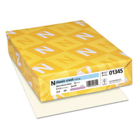 Classic Crest Stationery, 24 Lb, 8.5 X 11, Classic Natural White, 500-ream