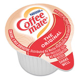 Liquid Coffee Creamer, Original, 0.38 Oz Mini Cups, 50-box