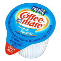 Liquid Coffee Creamer, French Vanilla, 0.38 Oz Mini Cups, 360 Cups-carton