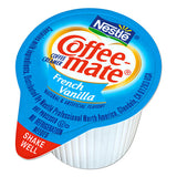 Liquid Coffee Creamer, French Vanilla, 0.38 Oz Mini Cups, 360 Cups-carton